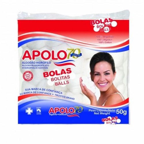 Algodão Hidrófilo Apolo Bola 100g