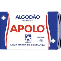 Algodão em Quadrado Apolo Hidrófilo 50g