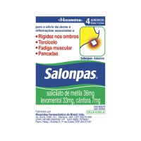 Adesivo Salonpas Pequeno 4 unidades