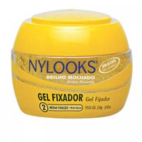 Gel Fixador Nylooks Medio Amarelo 250g