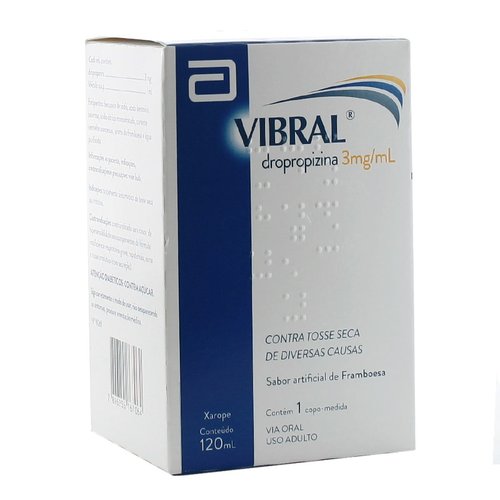 Vibral Xarope Adulto 3mg/ml 120ml