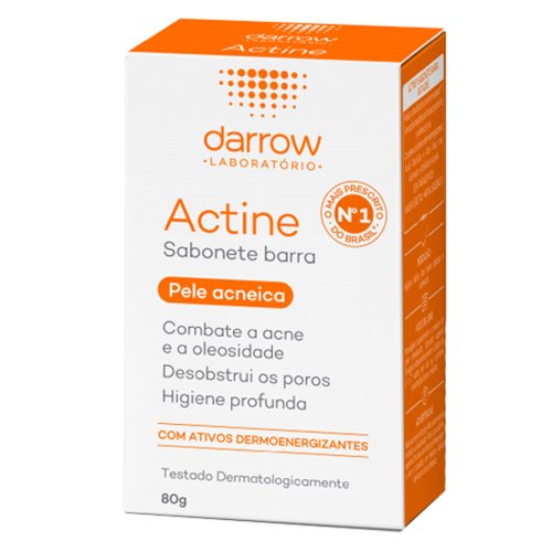 Sabonete Em Barra Actine Pele Acneica 80g