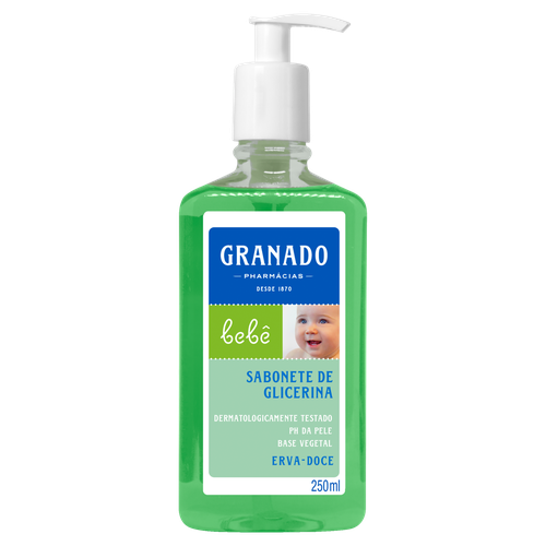 Sabonete Liquido Glicerinado Granado Erva Doce 250ml