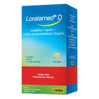 Xarope Loratamed D Cimed Caixa 60ml + Copo Dosador