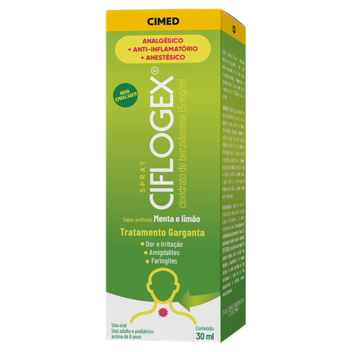 Ciflogex Spray Menta 1,5mg 30ml