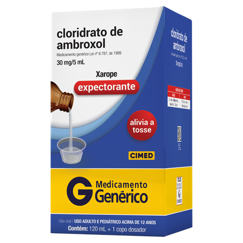 Cloridrato de Ambroxol Xarope Adulto Genérico Cimed