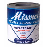 Esparadrapo Missner Impermeável 5cm x 4,5m 1 unidade