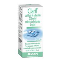 Claril Solução Oftálmica 0,25mg/ml + 3mg/ml 15ml