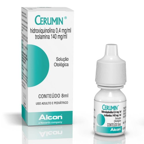 Cerumin Solução Otológica 0,4mg/ml + 140mg/ml 8ml