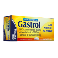 Gastrol Pastilhas Mastigáveis 20 pastilhas