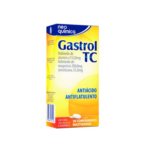 Gastrol Tc 30 pastilhas mastigáveis