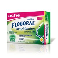 Flogoral Pastilhas Sabor Menta 3mg 12 pastilhas