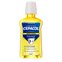 Enxaguante Bucal Antisséptico Menta Fusion Cepacol Frasco 250ml