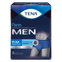 Roupa Intima Tena Pants Men Tamanho P/M 8 unidades