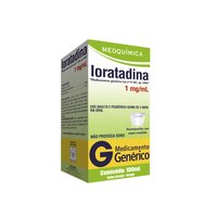 Loratadina Xarope Genérico Medquimica 1mg/ml 100ml