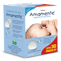 Absorvente Para Seios Amamente Premium 30 unidades