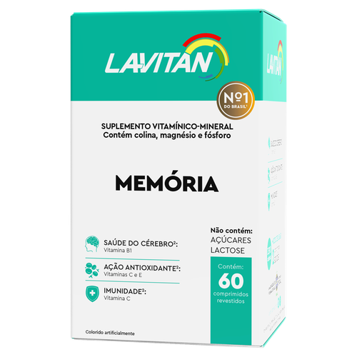 Lavitan Memória 60 comprimidos