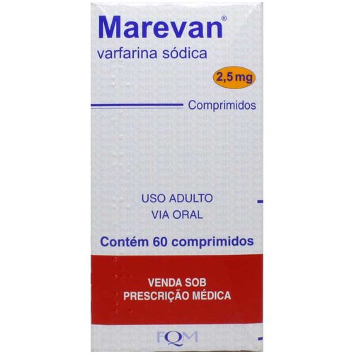 Marevan 2,5mg 60 comprimidos