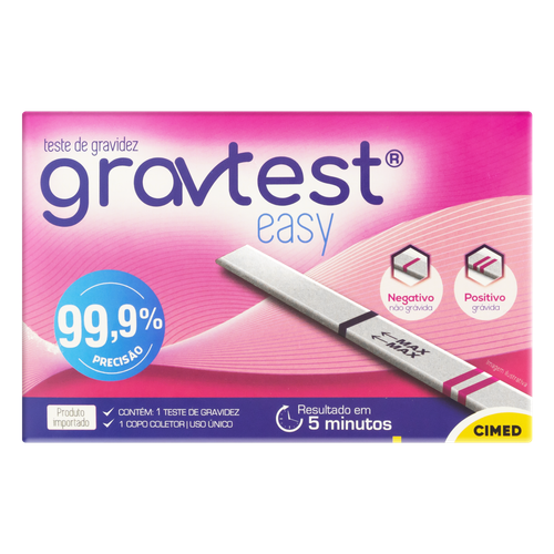 Teste de Gravidez Grav Test Easy 1 unidade