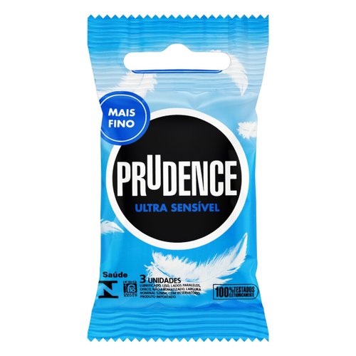 Preservativo Prudence Ultra Sensível 3 unidades