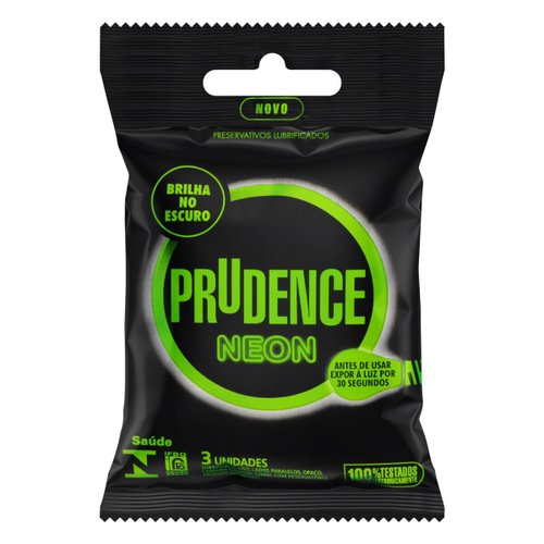 Preservativo Prudence Neon 3 unidades