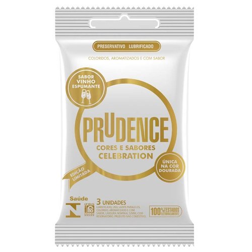 Preservativo Prudence Cores e Sabores Celebration 3 unidades