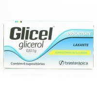 Glicel Supositorio Adulto 6 unidades/2,24g