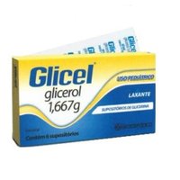 Glicel Supositorios Pediatrico 6 unidades/1,66g