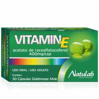 Vitamina E Capsulas 400mg 30 cápsulas