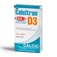 Calcitran D3 600mg 30 comprimidos