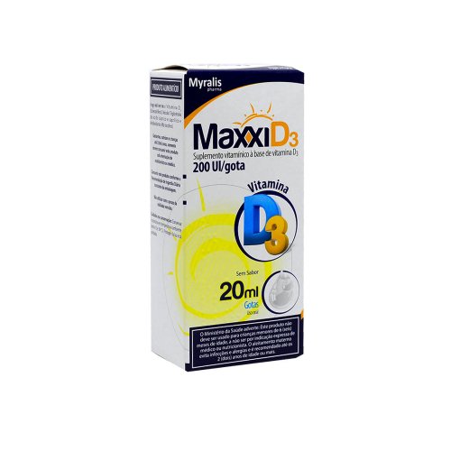 Maxxi D3 200ui/gotas 20ml