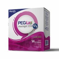 Peg-Lax pó para solução oral sabor limão caixa com 14 sachês de 17,5g