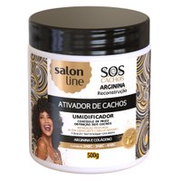 Ativador Salon Line Creme Cachos Sos Reconstrução 500g