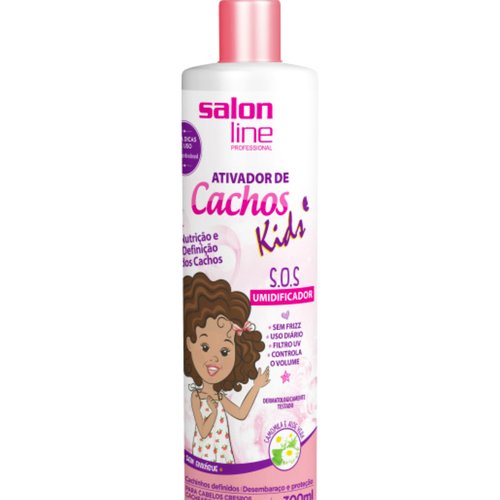 Creme De Pentear Salon Line Ativador De Cachos Sos Kids 300ml