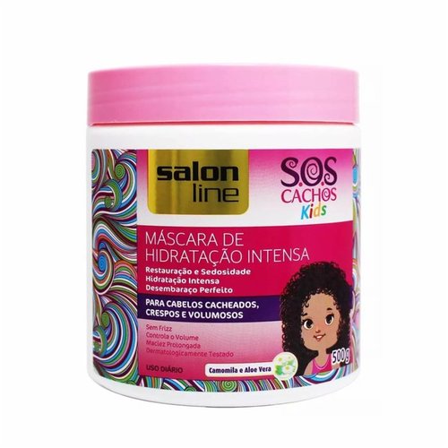 Máscara Capilar Salon Line Kids Sos Cachos Hidratação Intensa Cabelos Crespos E Volumosos 500g