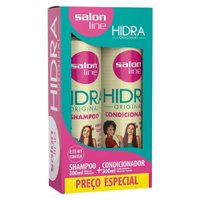 Kit Salon Line Hidra Original | Shampoo 300ml + Condicionador 300ml