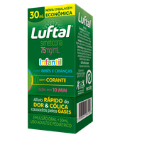 Luftal 75mg/ml Reckitt Benckiser Infantil Caixa 30ml Emulsão Gotas Oral Embalagem Econômica