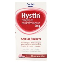 Hystin 2mg 20 comprimidos revestidos