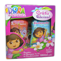 Shampoo + Condicionador Dora Aventureira Grátis Adesivo  250ml