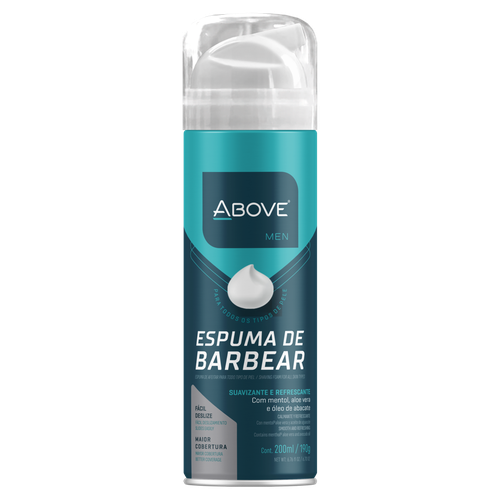 Espuma de Barbear Suavizante e Refrescante Above Men Frasco 150ml