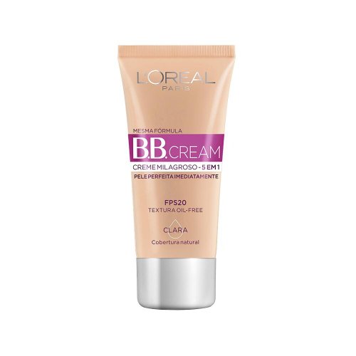 Base BB Cream 5 em 1 FPS20 Cor Clara 30ml