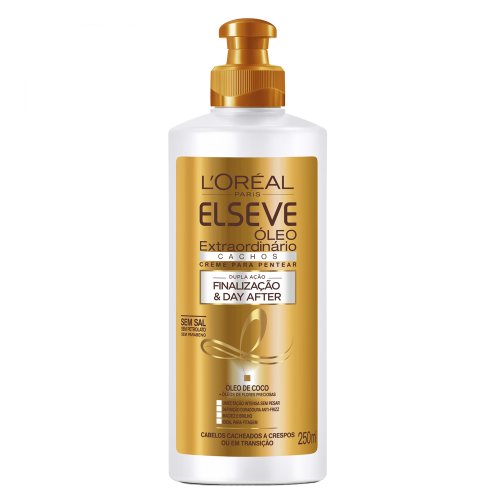 Creme para pentear Elseve Óleo Extraordinário Cachos 250ml