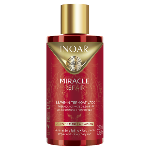 Leave-In Termoativado Inoar Miracle Repair Frasco 220ml