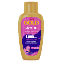 Shampoo Antiquebra Niely Gold Salva Fios Frasco 275ml