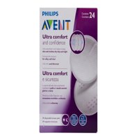 Absorvente Descartável para Seios Philips Avent Branco 24 unidades